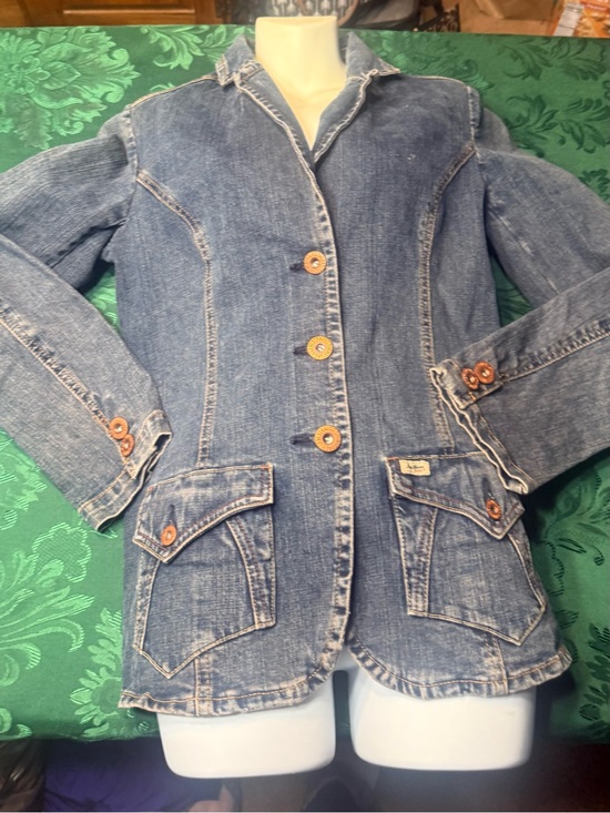 Levi's Jackets & Blazers - Denim Button-Front Women’s Jacket in Blue Levi Straus